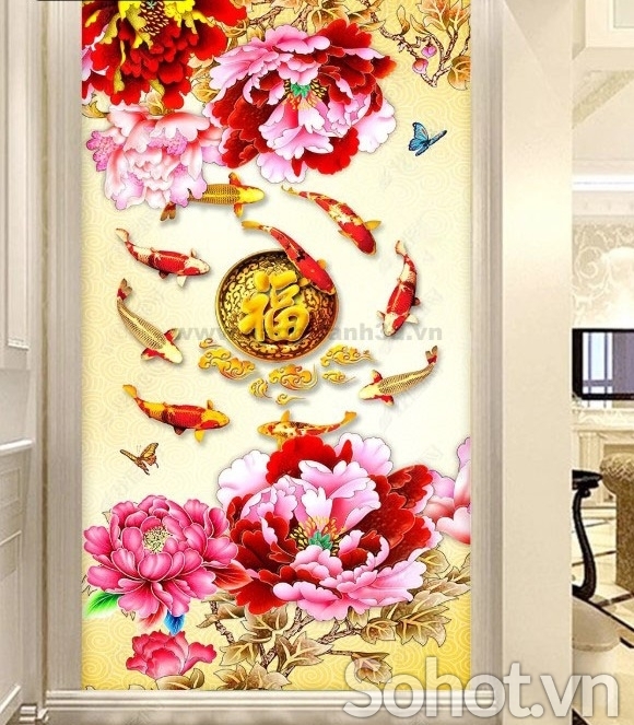 Tranh gạch 3d phong thủy tài lộc - NNX43