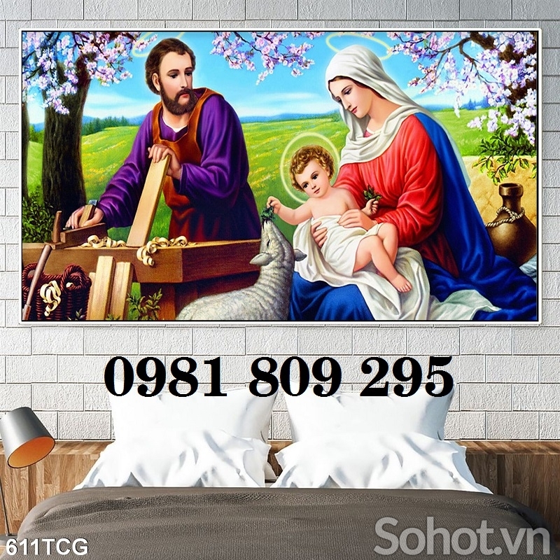 tranh 3d công giáo ốp tường