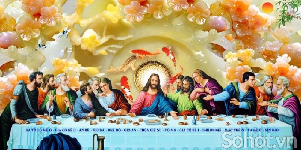 Tranh gạch 3d ốp tường tranh thiên chúa - LFV5