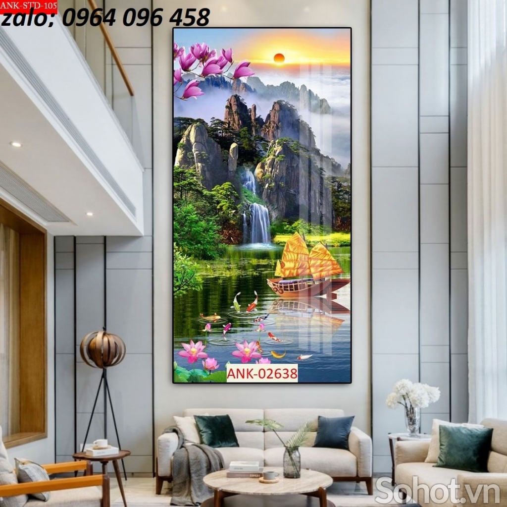 Tranh gạch mẫu mới 3d - KGCBV6
