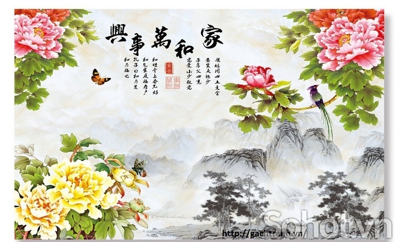 Tranh gạch 3d bàn thờ - DSXV4