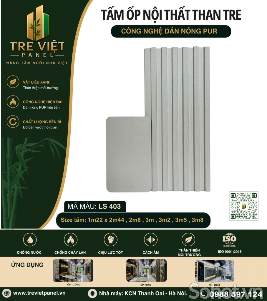 Tấm ốp tường có lam sóng HP0822