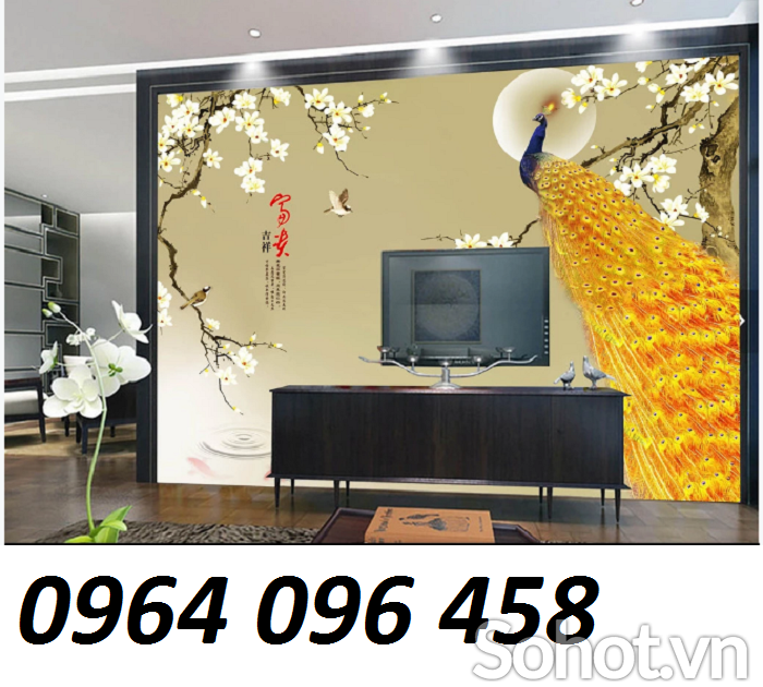 Tranh gạch 3d ốp tường phòng khách - phòng ngủ - FVC65