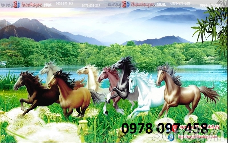 Mã đáo truy phong- gạch tranh 3D