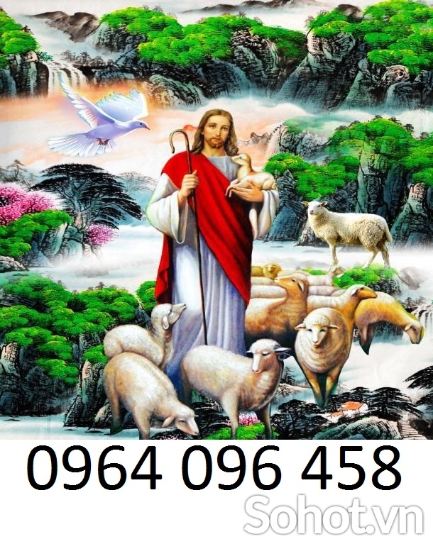 Tranh gạch 3d thiên chúa - AKM94