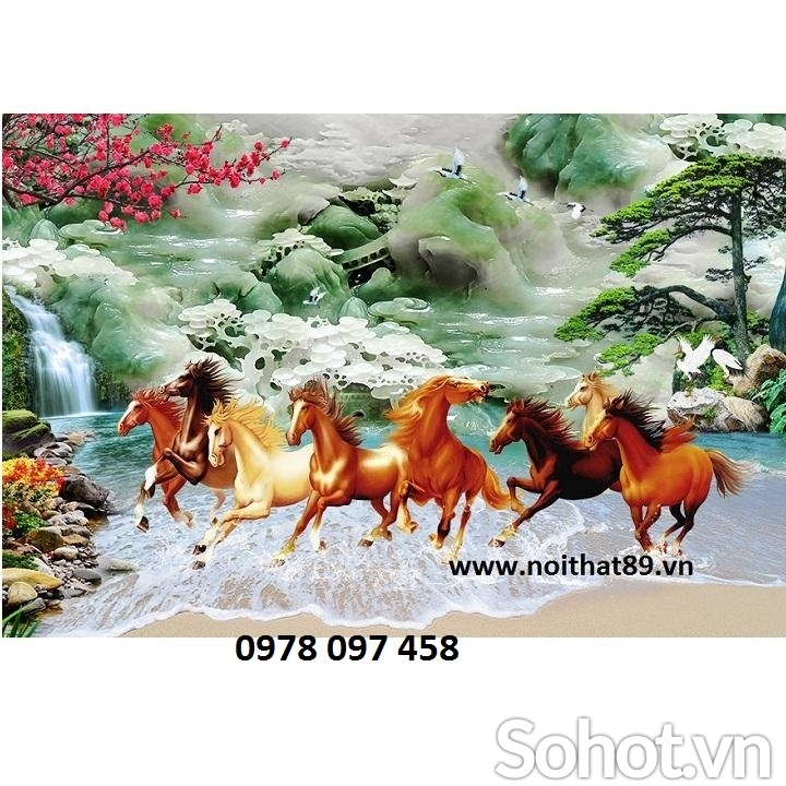 Tranh mã đáo thành công - tranh gạch