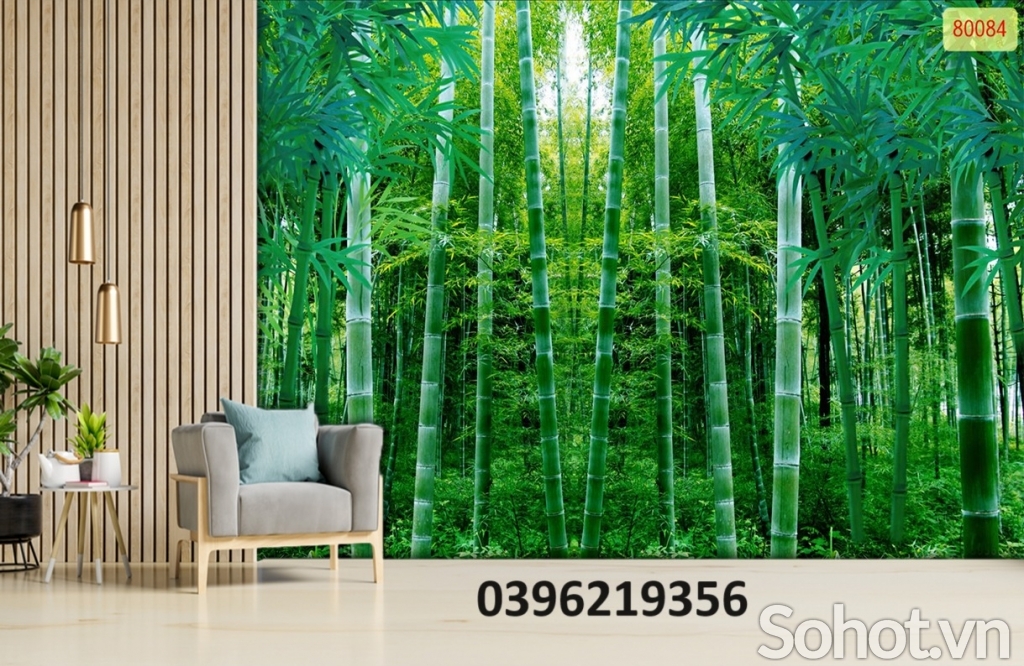 Tranh gạch tre trúc đẹp