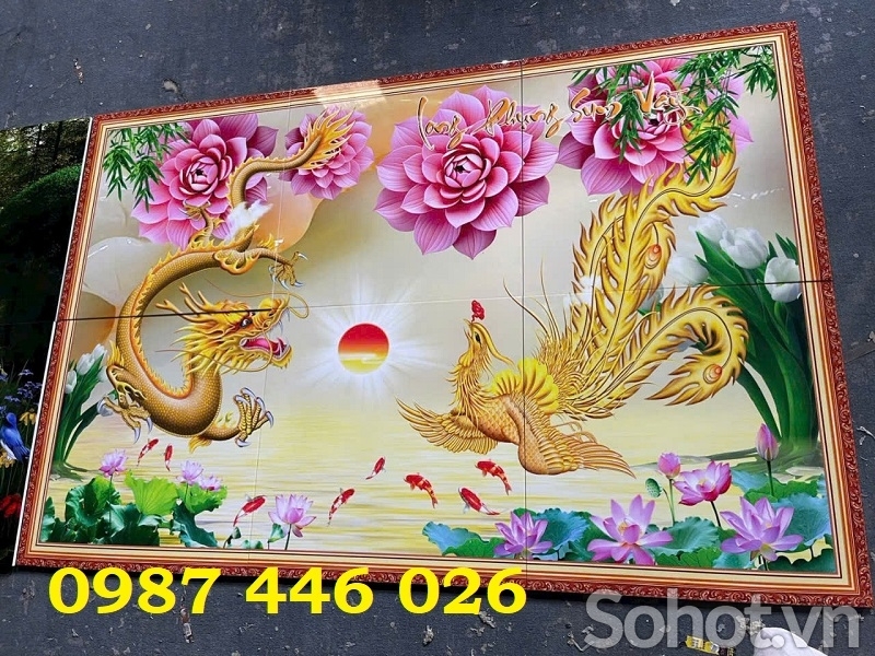 Gạch ốp tường tranh 3d HP4320