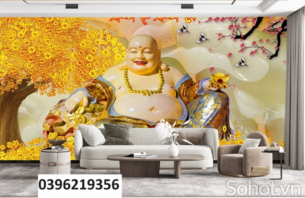 Tranh gạch tài lộc 3D