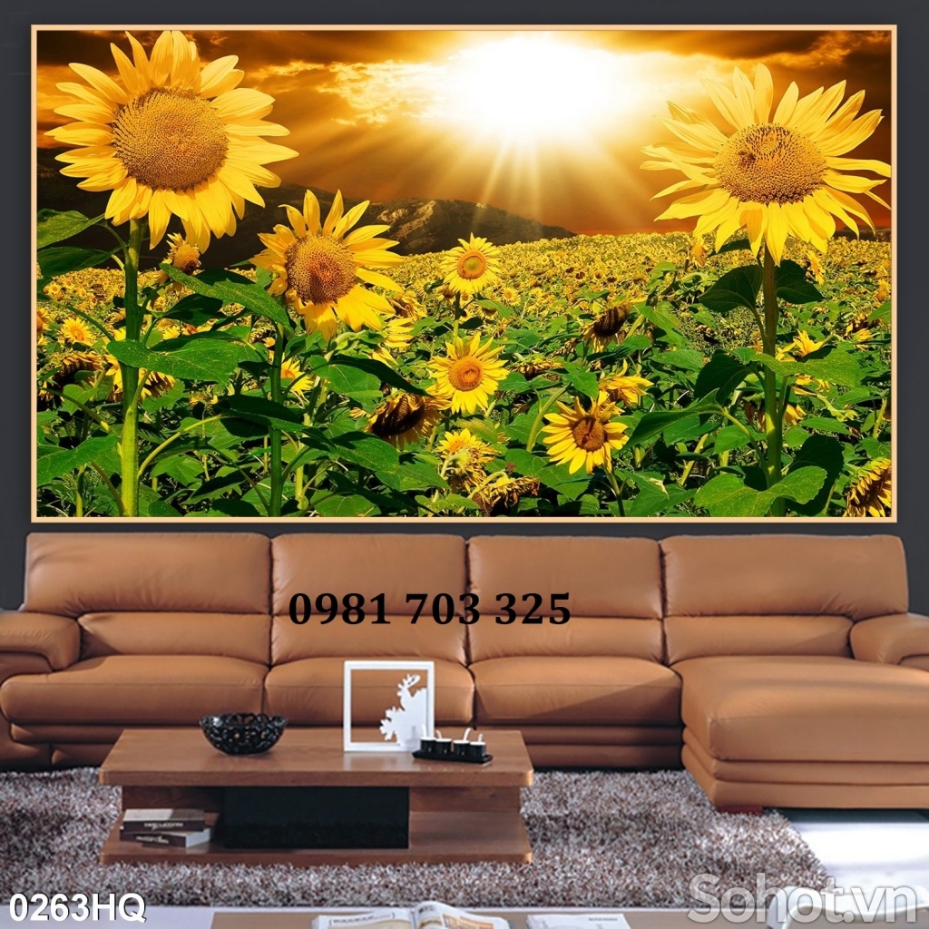 Gạch tranh vườn hoa 3D trang trí