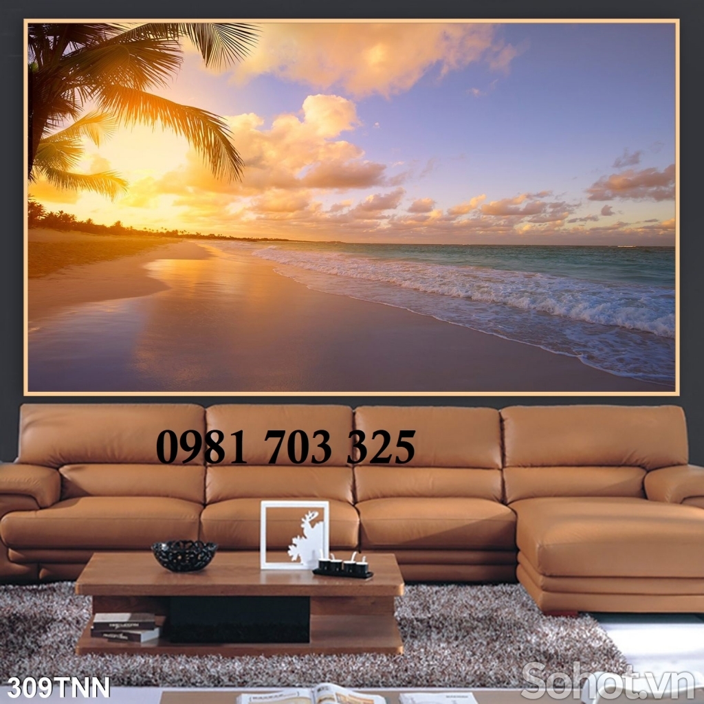 Tranh gạch mùa thu trang trí