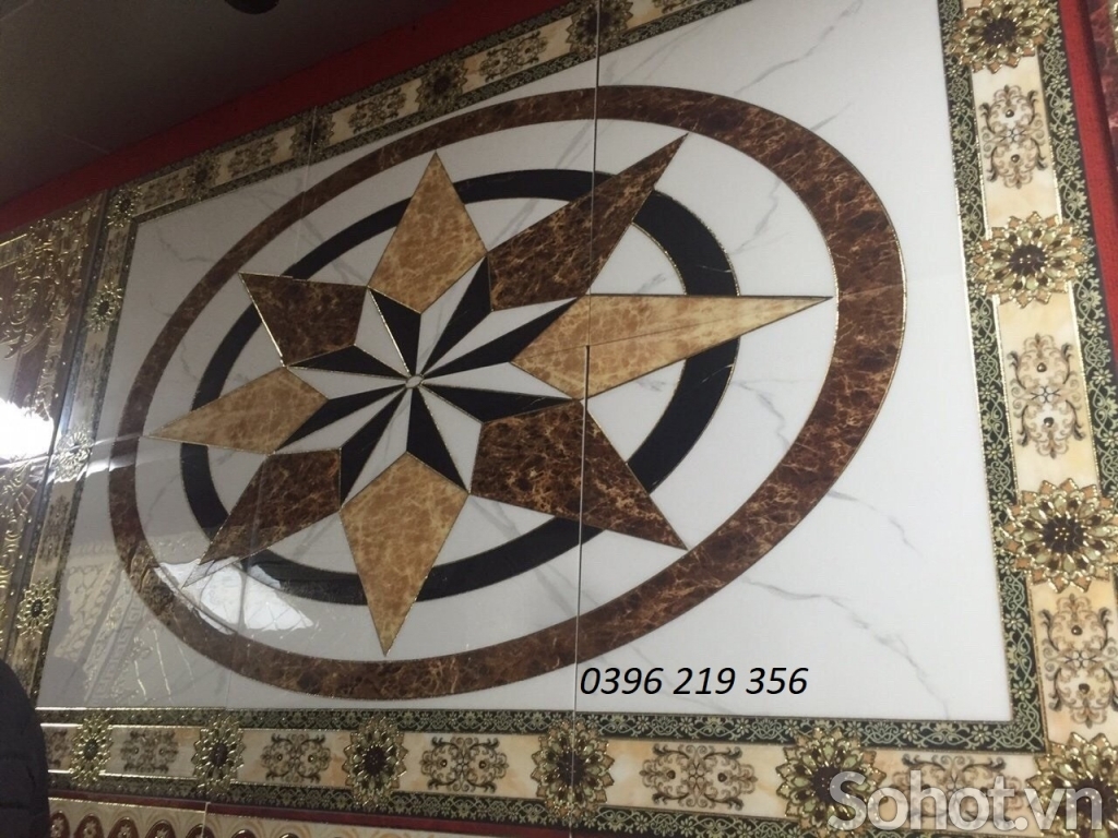 Thảm gạch sàn trang trí phòng khách