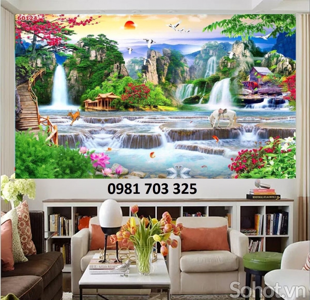 gạch tranh phong cảnh, tranh gạch