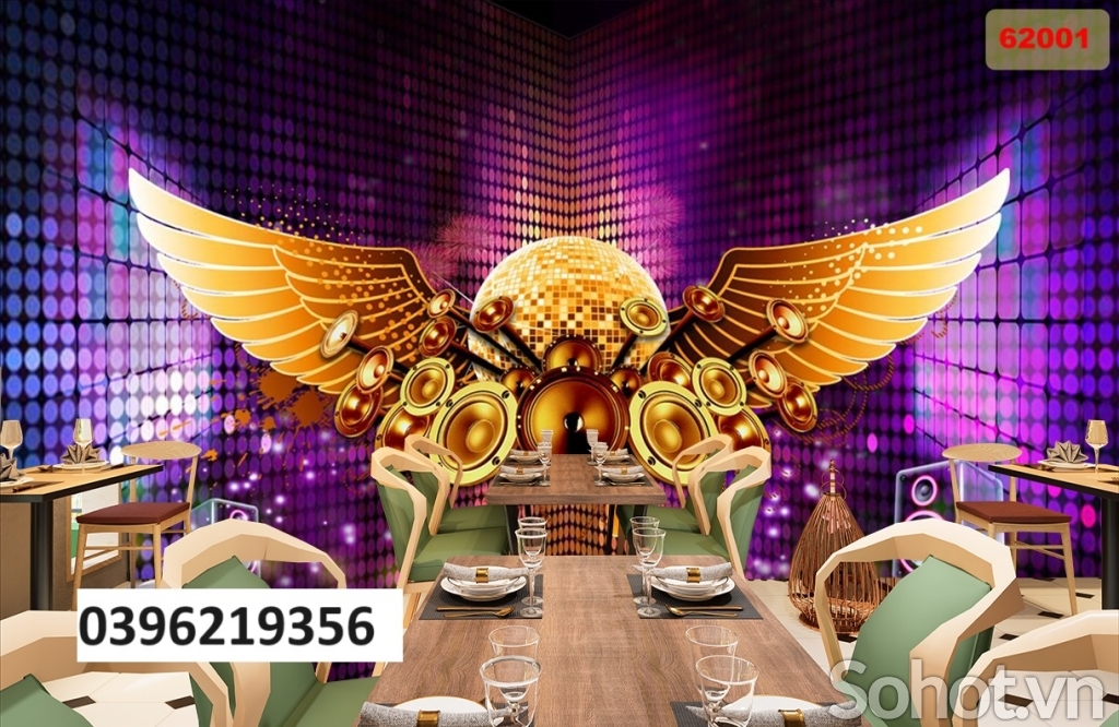 Tranh cánh thiên thần đẹp trang trí 3d