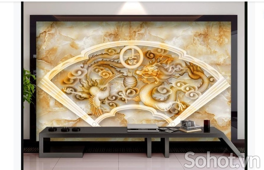 Tranh trang trí tường phong khách 3d đẹp
