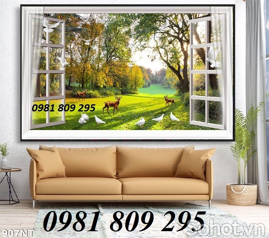 gạch tranh phong cảnh -gạch tranh 3d
