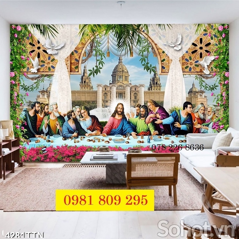 Mẫu gạch 3d công giáo