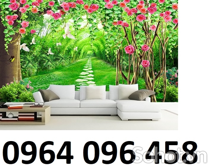Tranh gạch 3d hoa cỏ thiên nhiên - VBBMM9
