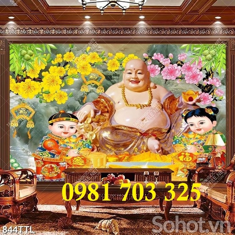 Gạch tranh đẹp 3d tài lộc