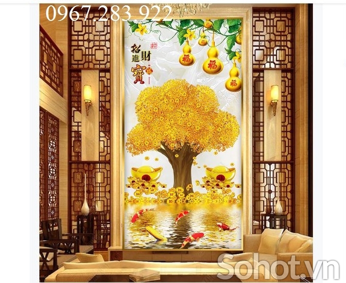 Tranh 3D- Tranh phong cảnh khổ dọc