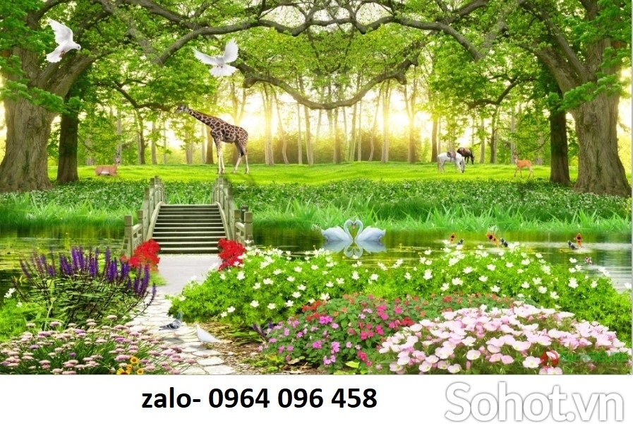 Tranh gạch 3d phong cảnh - phong thủy - DXC776