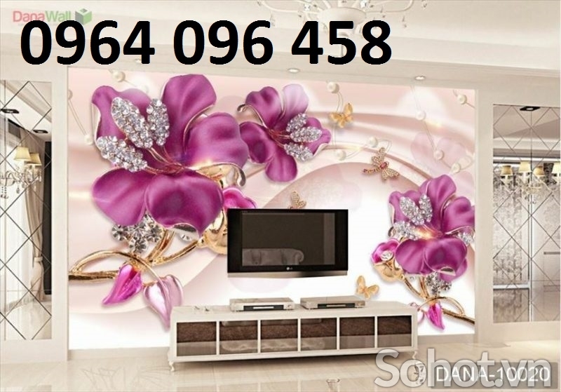 Tranh gạch 3d ốp tường sau ti vi - CXV4