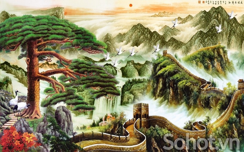 Tranh gạch 3d ốp tường rào - DCBBN09