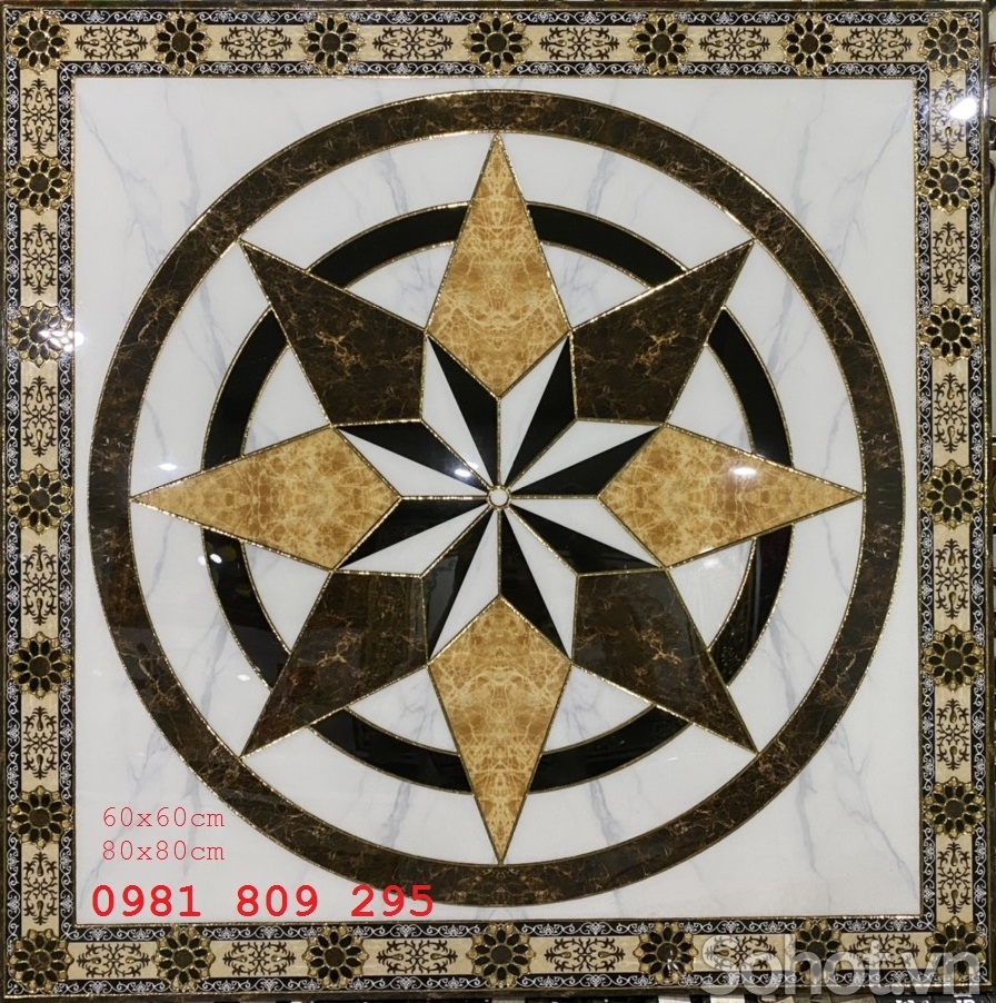 Gạch Thảm 800x800  Hoa Văn Cổ điển