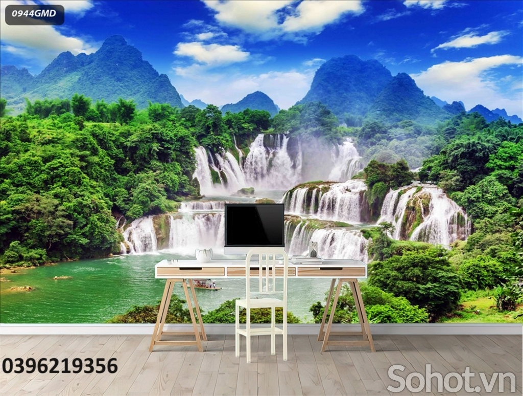Tranh gạch sơn thủy đẹp