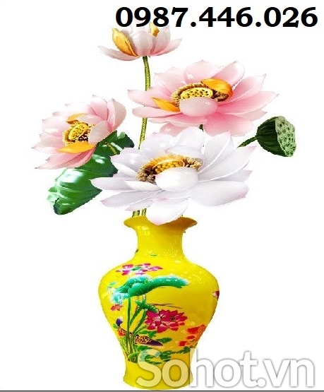 Gạch tranh bình hoa phong thủy HP6832