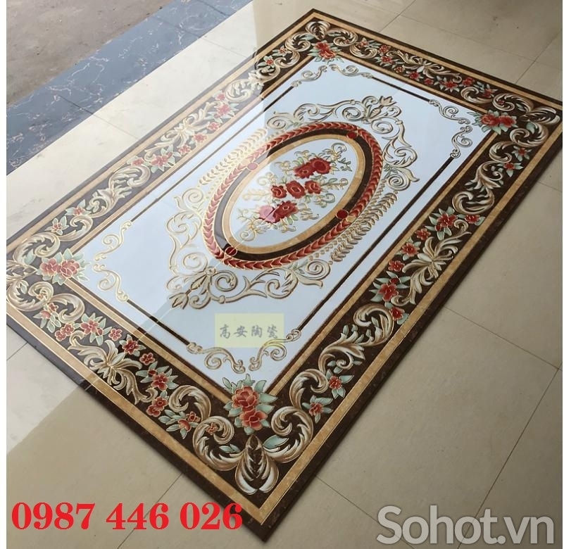 Gạch nền phòng khách đẹp HP722