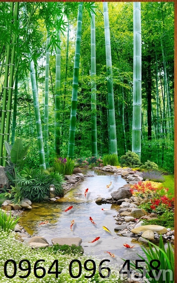 Tranh gạch 3d phong cảnh tre trúc - VCG32