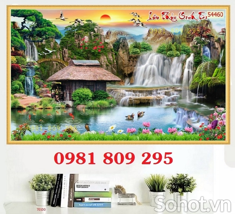 Tranh gạch 3d phong cảnh