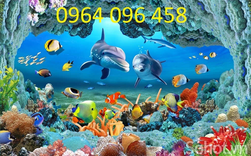 Tranh gạch 3d ốp bể bơi - MNN98
