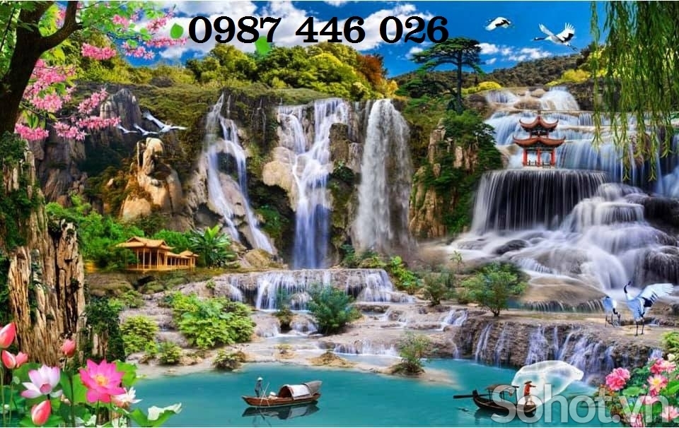 Tranh gạch men phong cảnh thiên nhiên HP7232