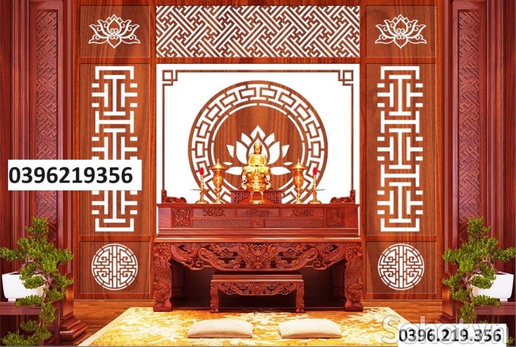 Tranh đẹp 3D trang trí phòng thờ