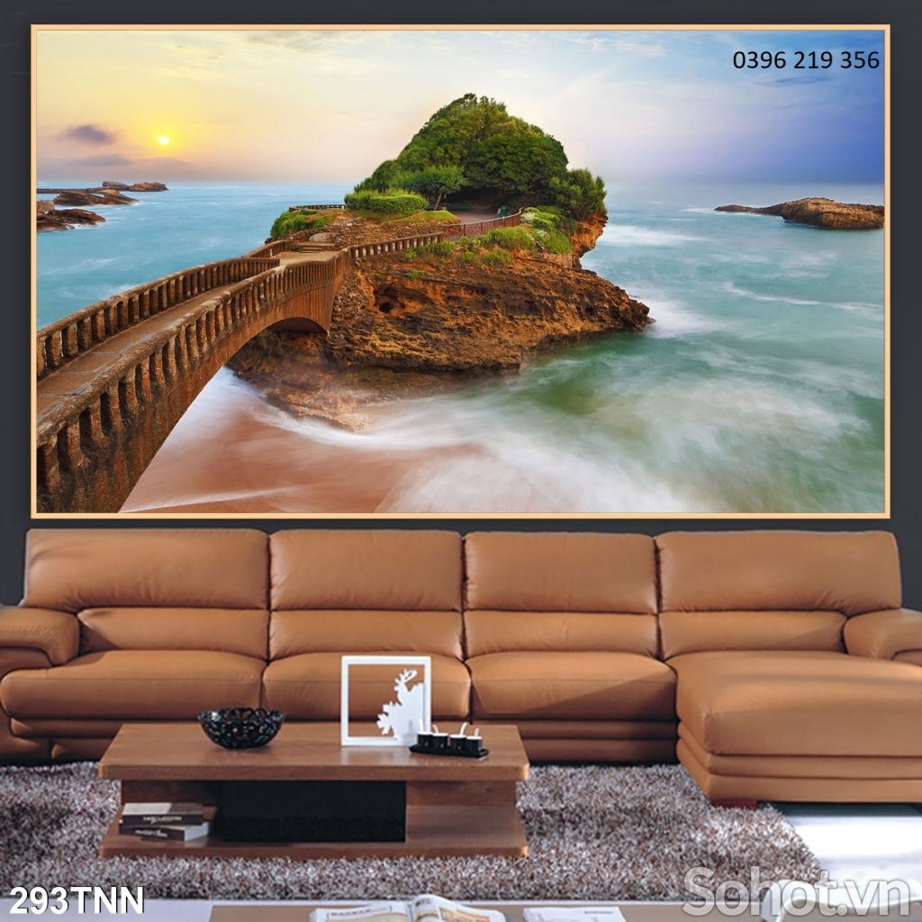 Gạch tranh 3d phong cảnh thiên nhiên ốp lát