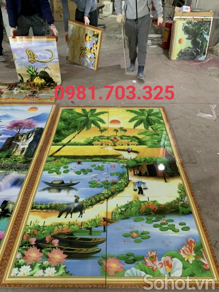 Tranh gạch 3d sản xuất theo yêu cầu