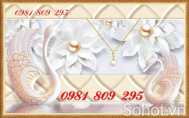 Tranh gạch ốp tường hoa ngọc HN999