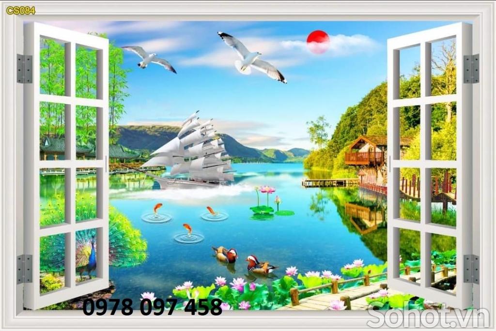 Tranh phong cảnh thiên nhiên - tranh ốp tường