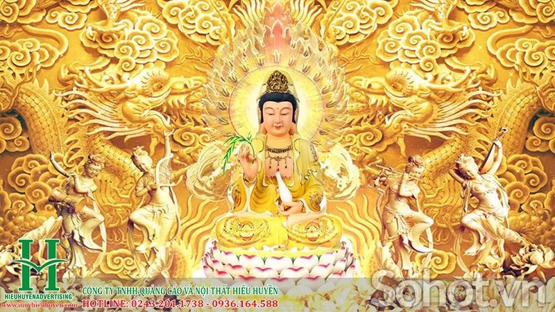 Tranh Phật - tranh gạch men ốp tường