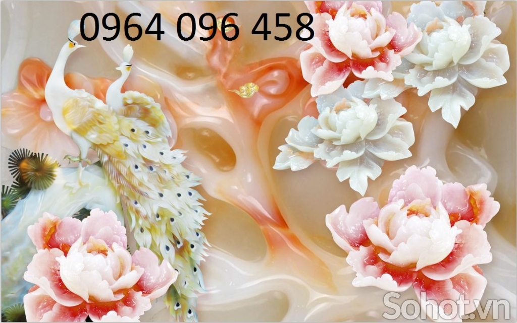 Tranh gạch ốp tường trang trí phòng khách 3d - 788CMM