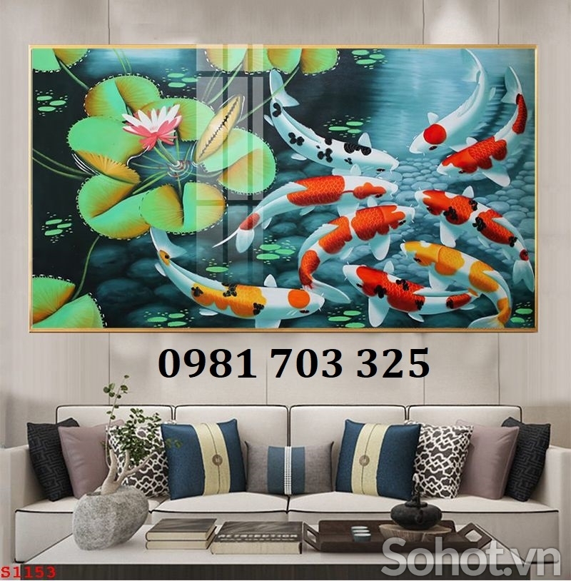 Gạch cá chép 3D trang trí đẹp