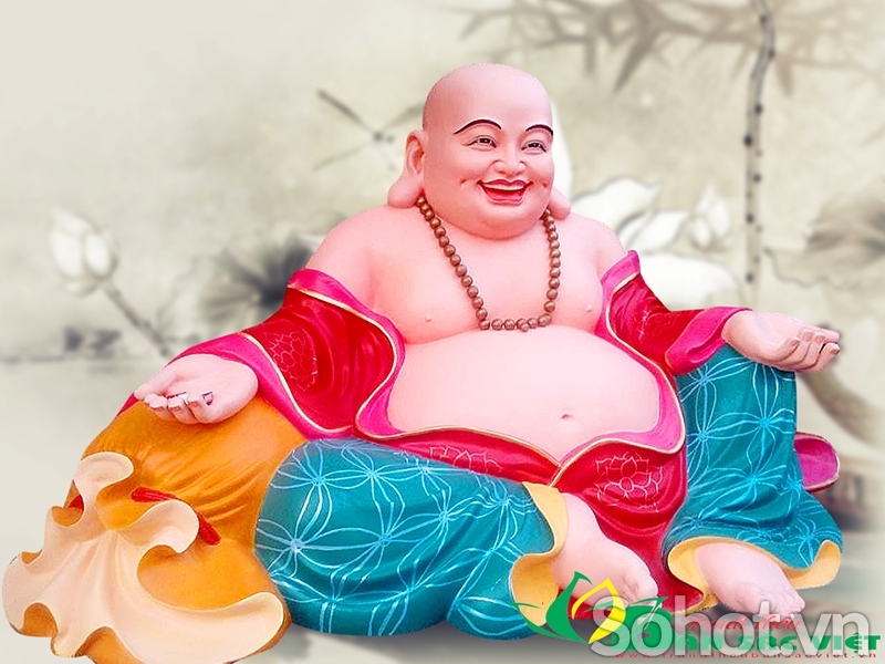 gạch tranh 3d phật di lặc - MVB5