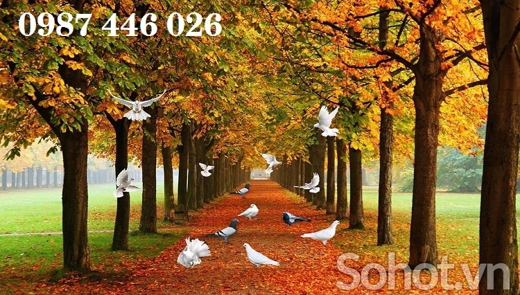 Tranh gạch phong cảnh đẹp Hp3842