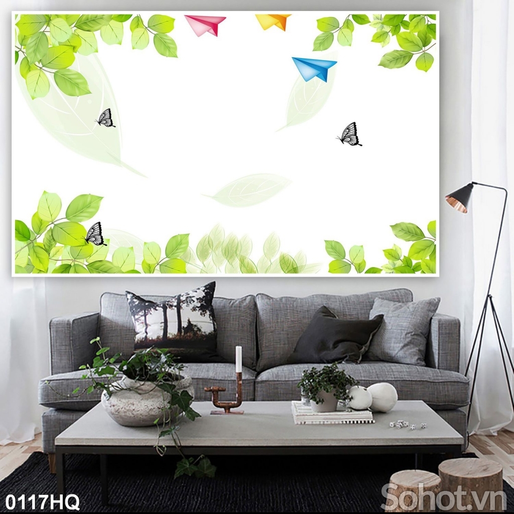 Tranh gạch hoa 3d trang trí tường