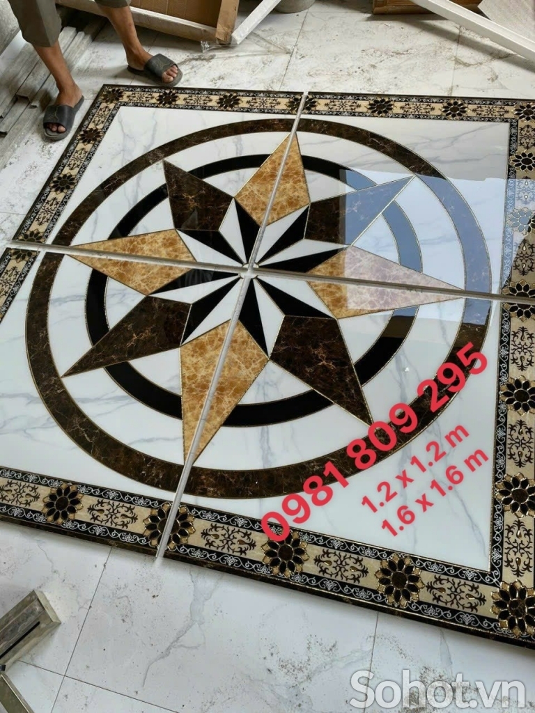 Gạch thảm chiếu nghỉ lát sảnh đẹp NH3533