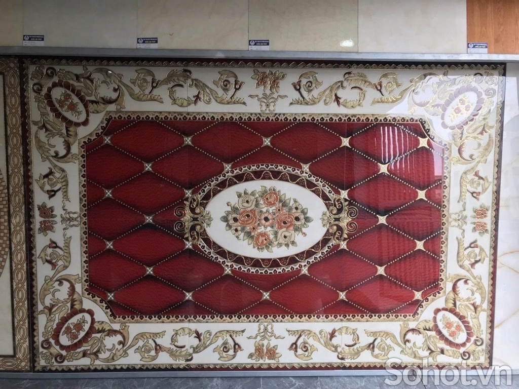 Gạch thảm trang trí đẹp 3D
