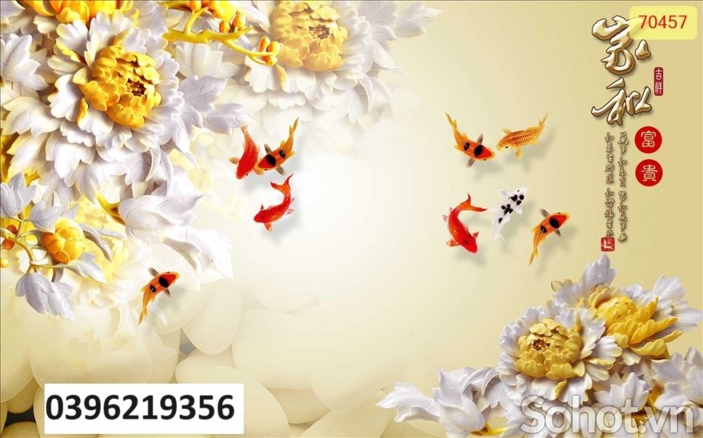 Tranh gạch điêu khắc đẹp 3D