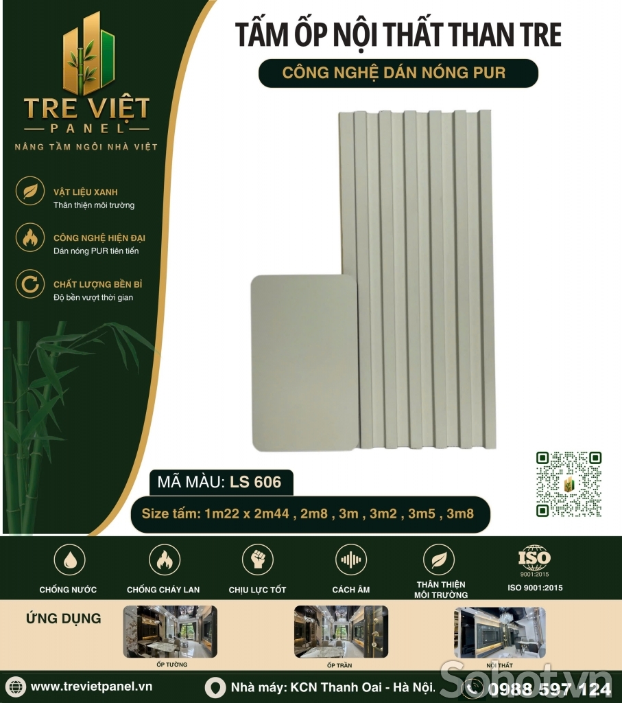 Tấm ốp tường có lam sóng HP0822